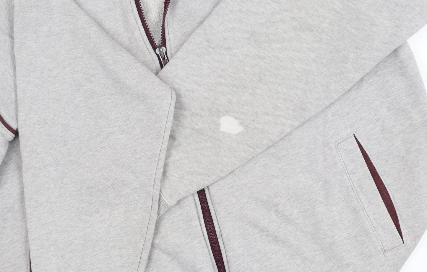 Mens UK Size XL Champion Grey Varsity Jacket