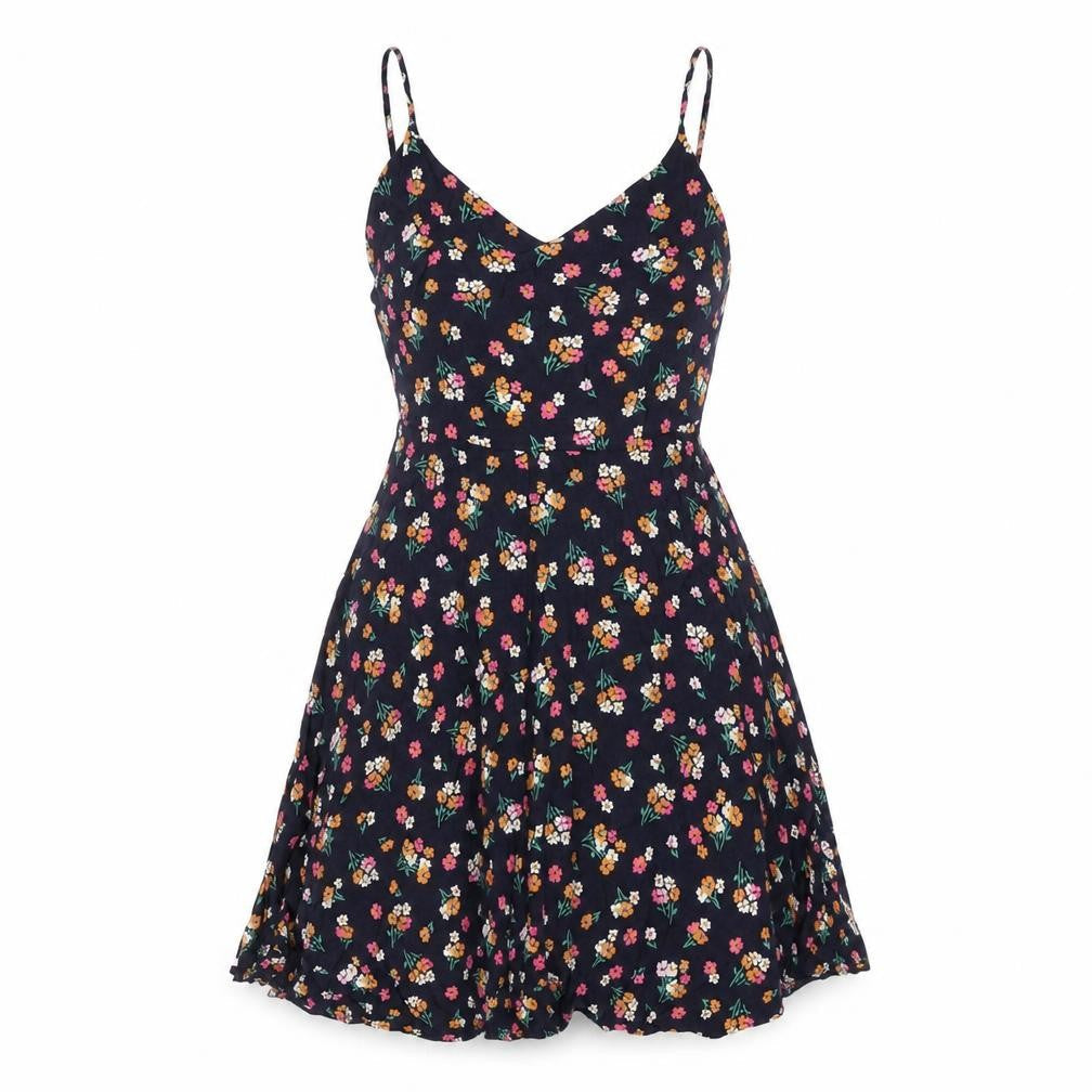 Gap Women's Multicoloured Floral Slip Dress S