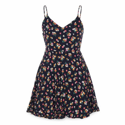 Gap Women's Multicoloured Floral Slip Dress S