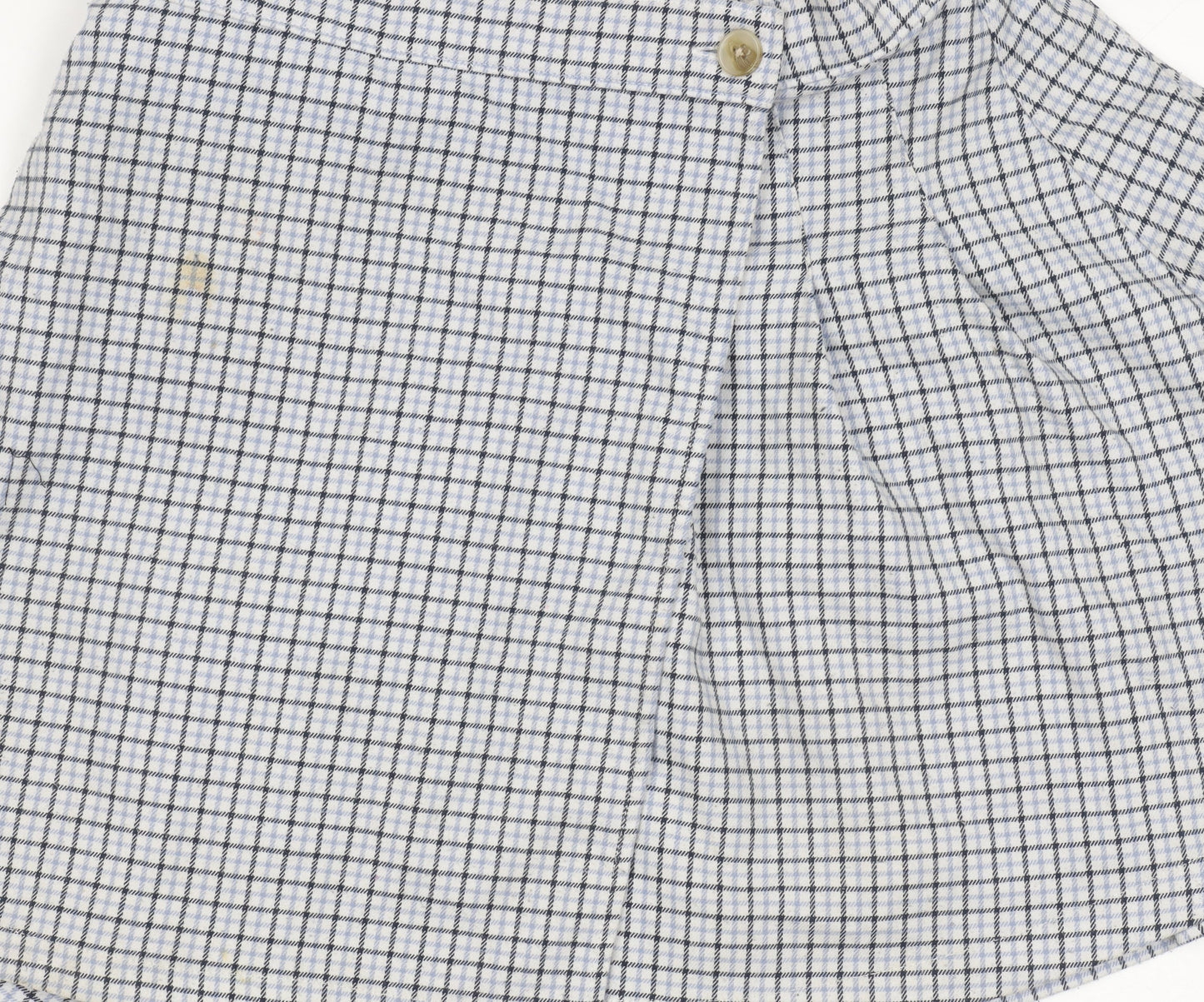 Hollister Women's Multicoloured Check Pleated Skirt M