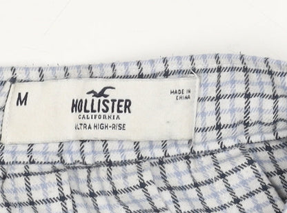 Hollister Women's Multicoloured Check Pleated Skirt M