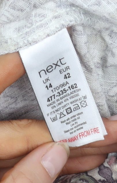 Next Women Multicoloured Floral Sleeveless Dress