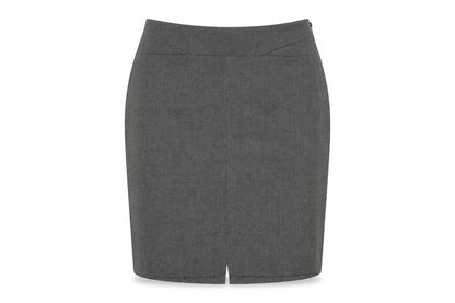Mango Women's Grey Pencil Skirt - Size 12, Workwear Essential
