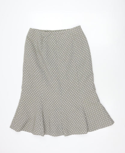 Alex & Co. Women's Grey Polka Dot Knee-Length Skirt