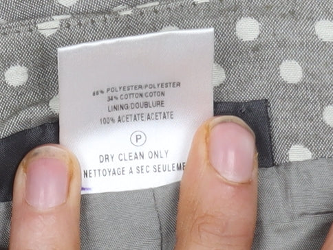 Alex & Co. Women's Grey Polka Dot Knee-Length Skirt