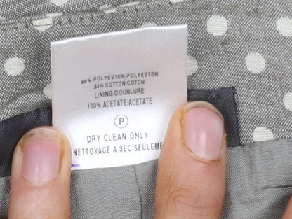 Alex & Co. Women's Grey Polka Dot Knee-Length Skirt