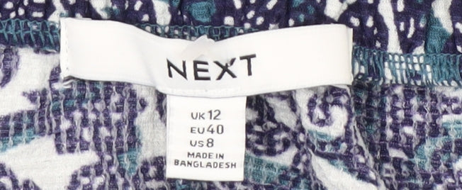 NEXT Women's Multicoloured Pleated Skirt Size 12