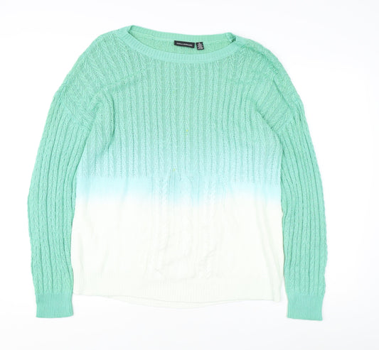 Womens UK Size XL Nina Leonard Green Pullover Jumper