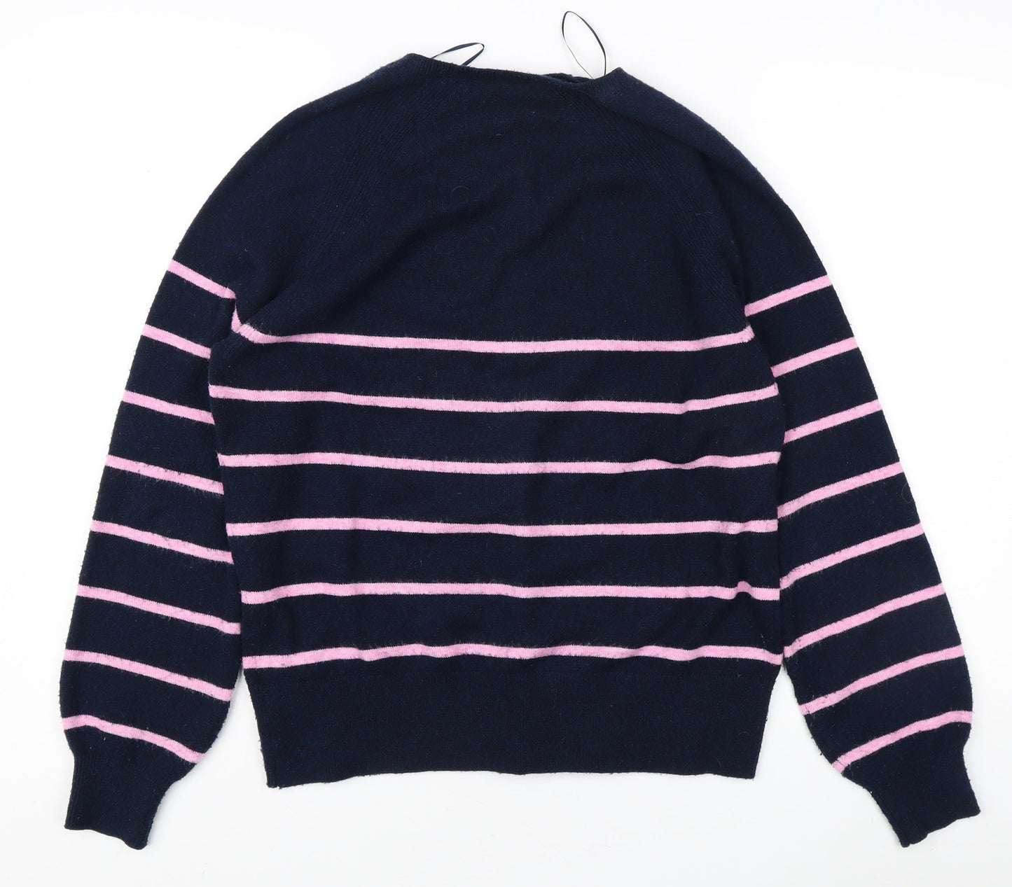 Womens UK Size S Marks and Spencer Multicoloured Henley Jumper