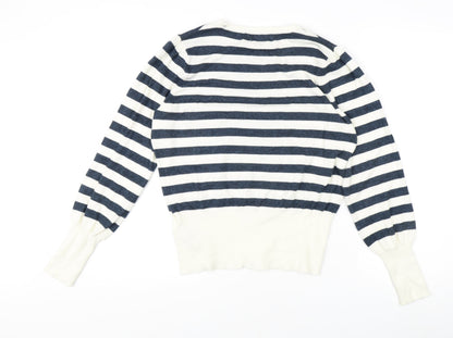 Womens UK Size M Marks and Spencer Blue Pullover Jumper