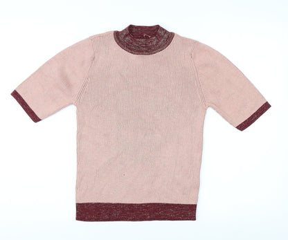 Womens UK Size 12 Marks and Spencer Pink Pullover Jumper