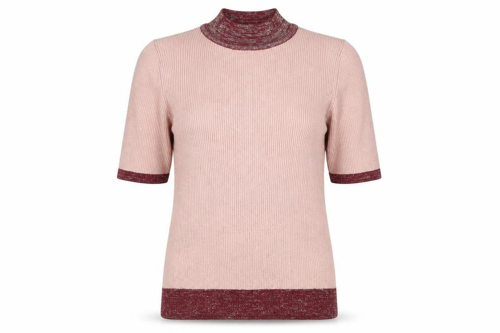 Womens UK Size 12 Marks and Spencer Pink Pullover Jumper