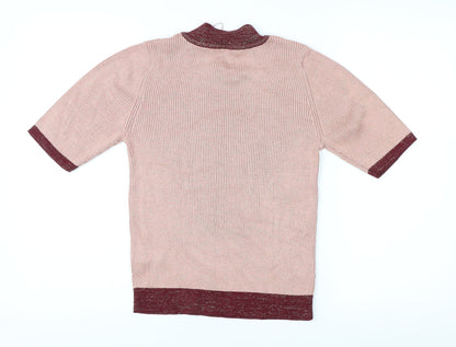 Womens UK Size 12 Marks and Spencer Pink Pullover Jumper
