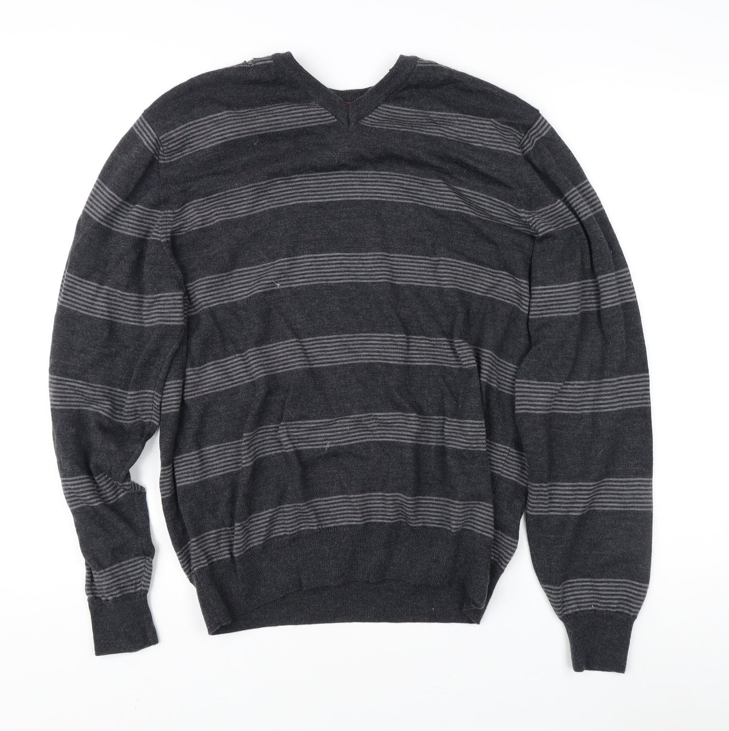 Marks and Spencer Men's Black Medium Stripe Pullover