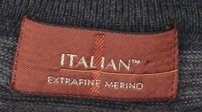 Marks and Spencer Men's Black Medium Stripe Pullover