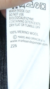 Marks and Spencer Men's Black Medium Stripe Pullover