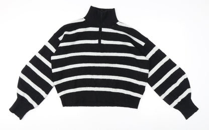 Womens UK Size S French Connection Black Pullover Jumper
