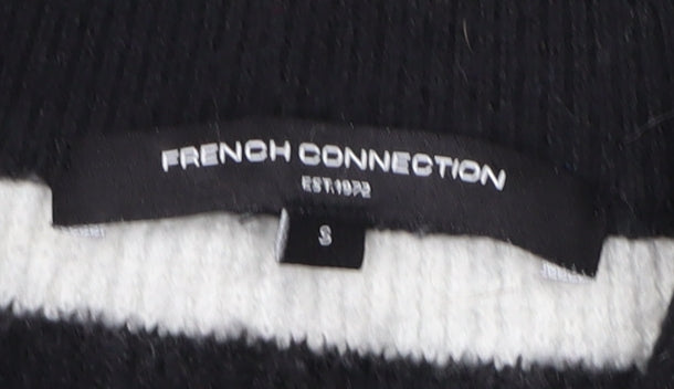 Womens UK Size S French Connection Black Pullover Jumper