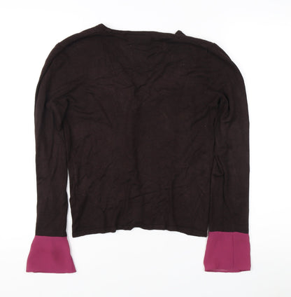 Womens UK Size M Principles Brown Cardigan Jumper