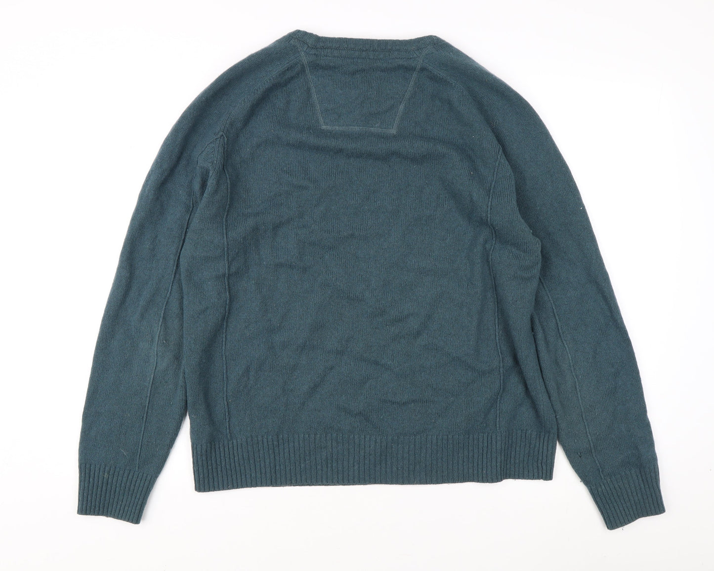 ROCHA JOHN ROCHA Men's Green Wool Pullover M