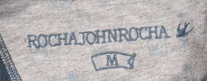 ROCHA JOHN ROCHA Men's Green Wool Pullover M