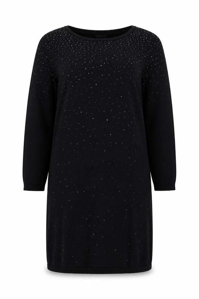 Monsoon Black Studded Women's Dress Size 14