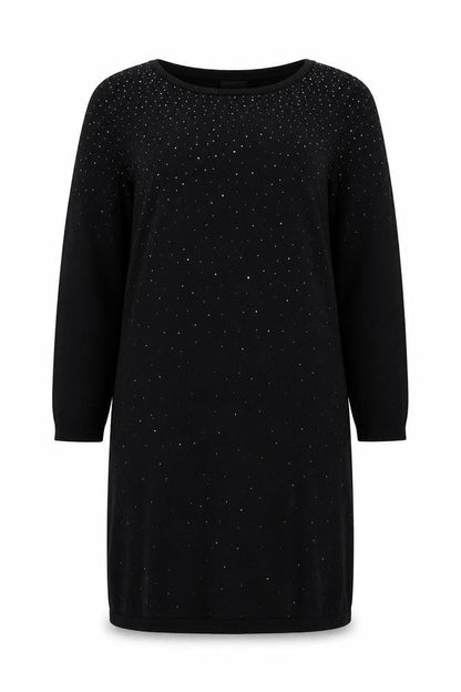 Monsoon Black Studded Women's Dress Size 14