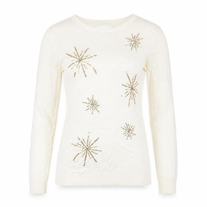 Womens UK Size S Damart Ivory Pullover Jumper