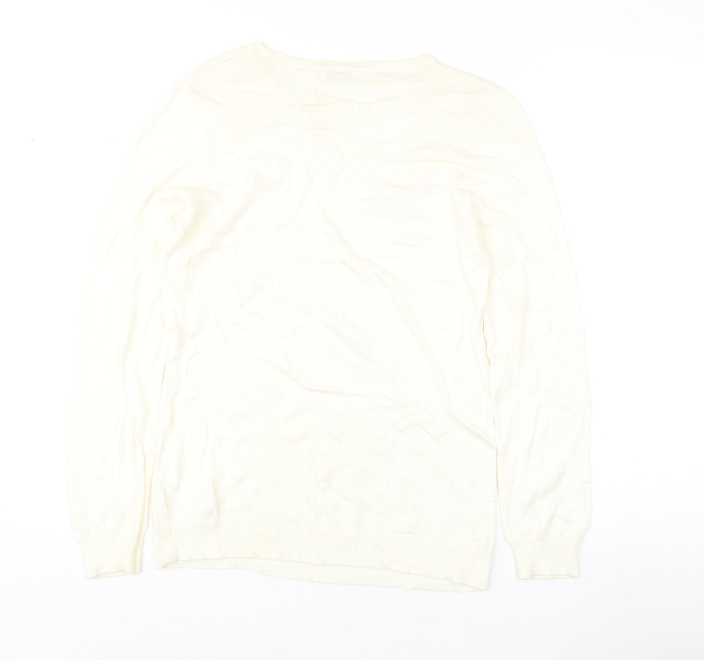 Damart Ivory Sequin Women's S Pullover Jumper