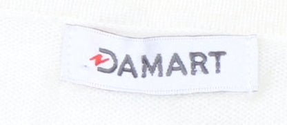 Damart Ivory Sequin Women's S Pullover Jumper