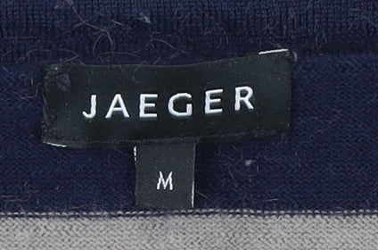 Jaeger Women's Multicoloured Striped Jumper M