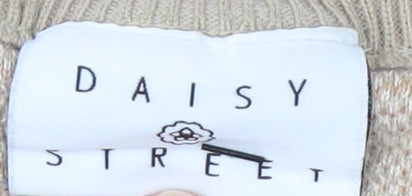 Daisy Street Beige Cardigan for Women, Size 8
