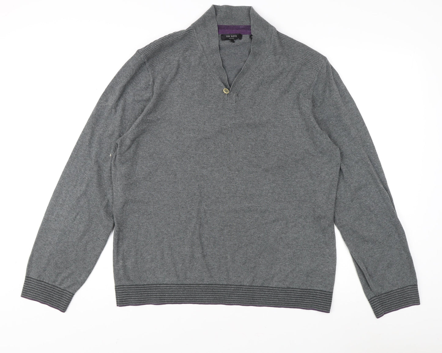 Ted Baker Men's Grey Pullover Jumper Size L