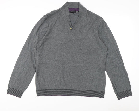 Ted Baker Men's Grey Pullover Jumper Size L
