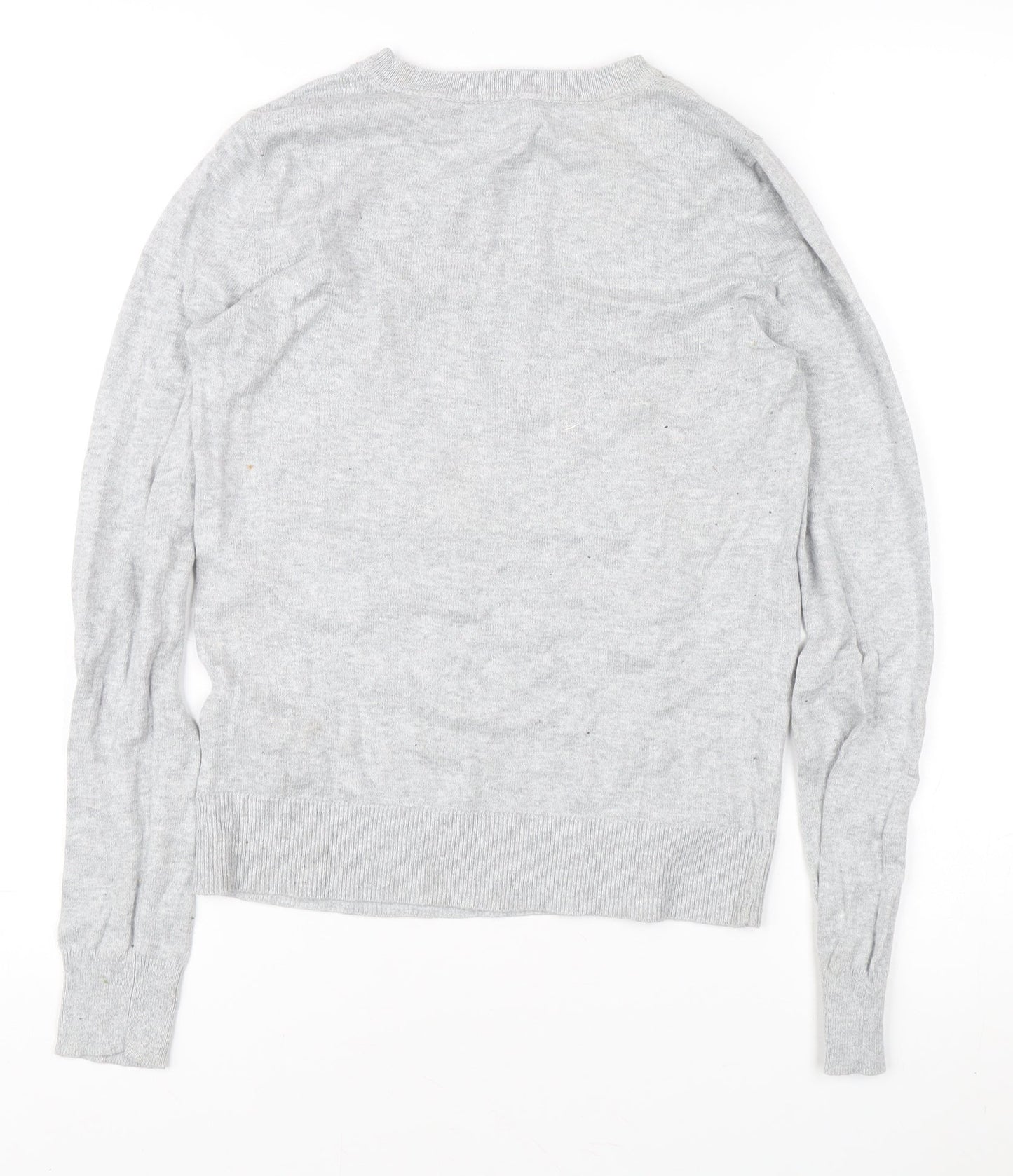Womens UK Size XS Oasis Grey Pullover Jumper