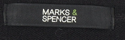 Womens UK Size 8 Marks and Spencer Black Cardigan Jumper