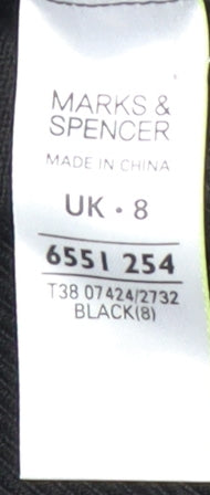 Womens UK Size 8 Marks and Spencer Black Cardigan Jumper