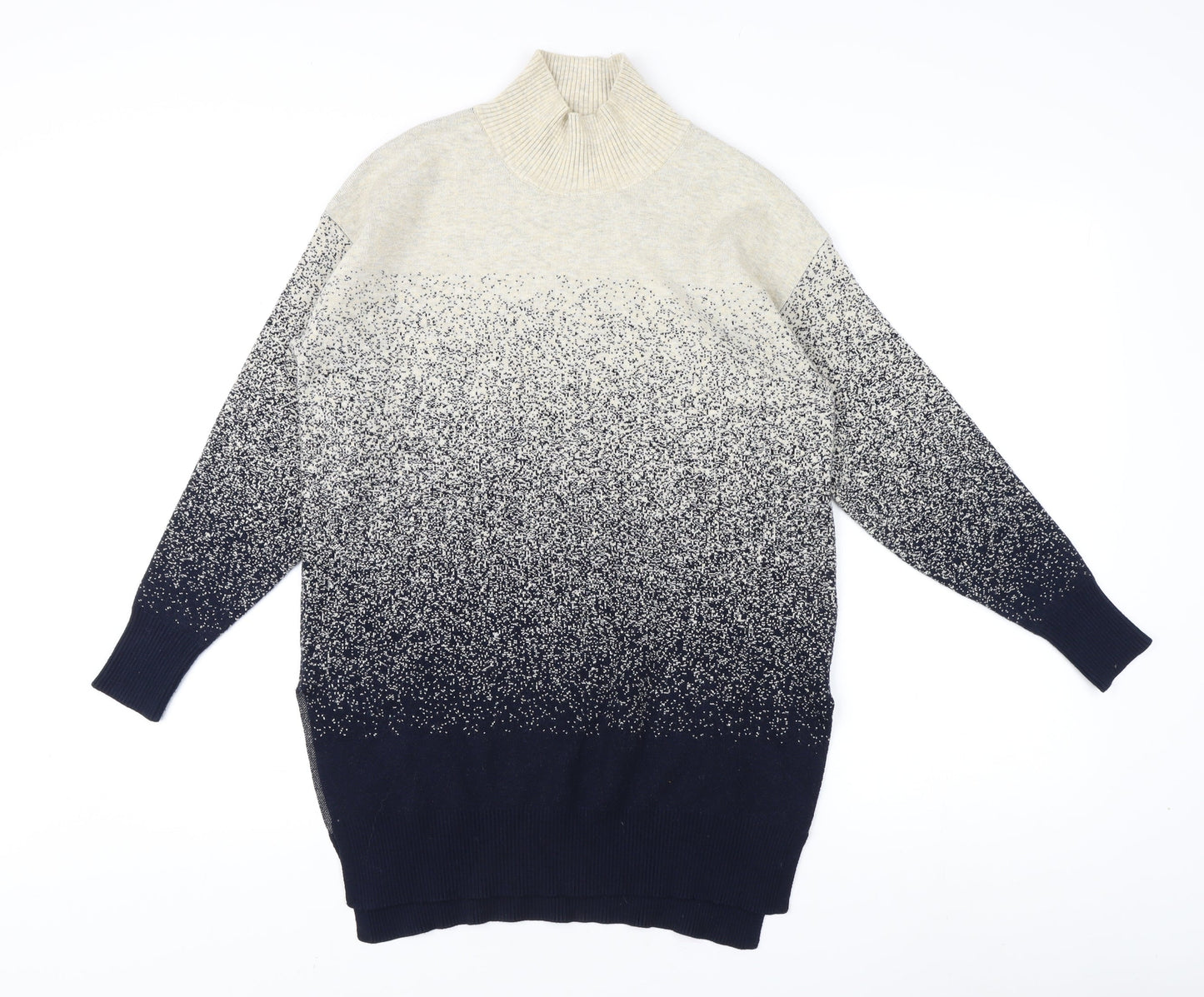 Womens UK Size S Marks and Spencer Blue Pullover Jumper