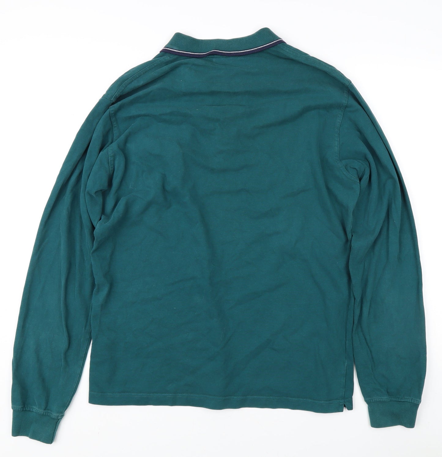 Navy Sail Men's XL Green Collared Long Sleeve Shirt