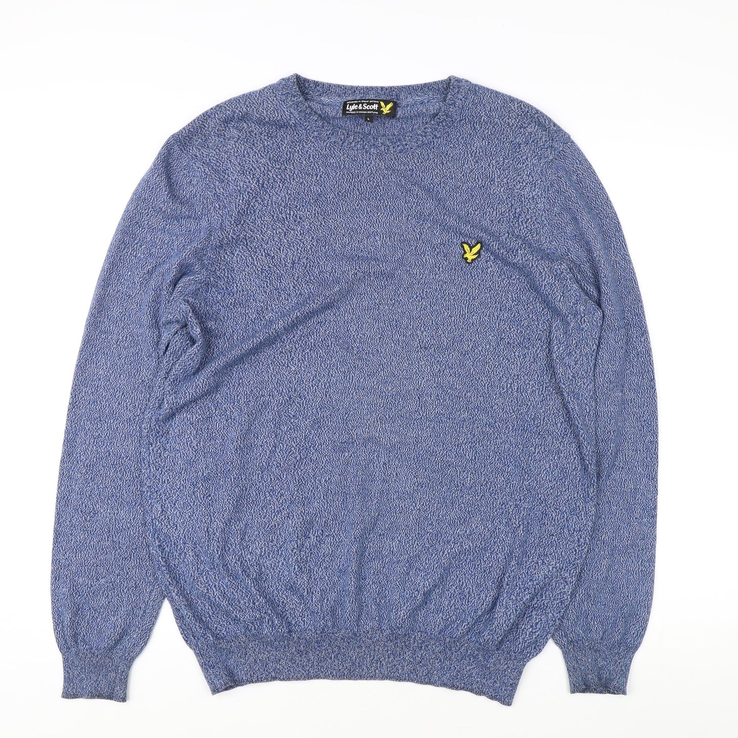 Lyle & Scott Men's Blue L Knit Pullover Jumper