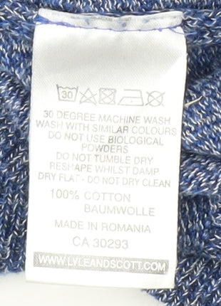 Lyle & Scott Men's Blue L Knit Pullover Jumper