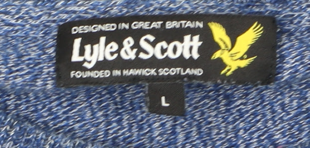 Lyle & Scott Men's Blue L Knit Pullover Jumper
