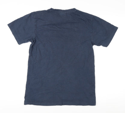 Unisex Adults UK Size 8 ellesse Blue Jersey T-Shirt