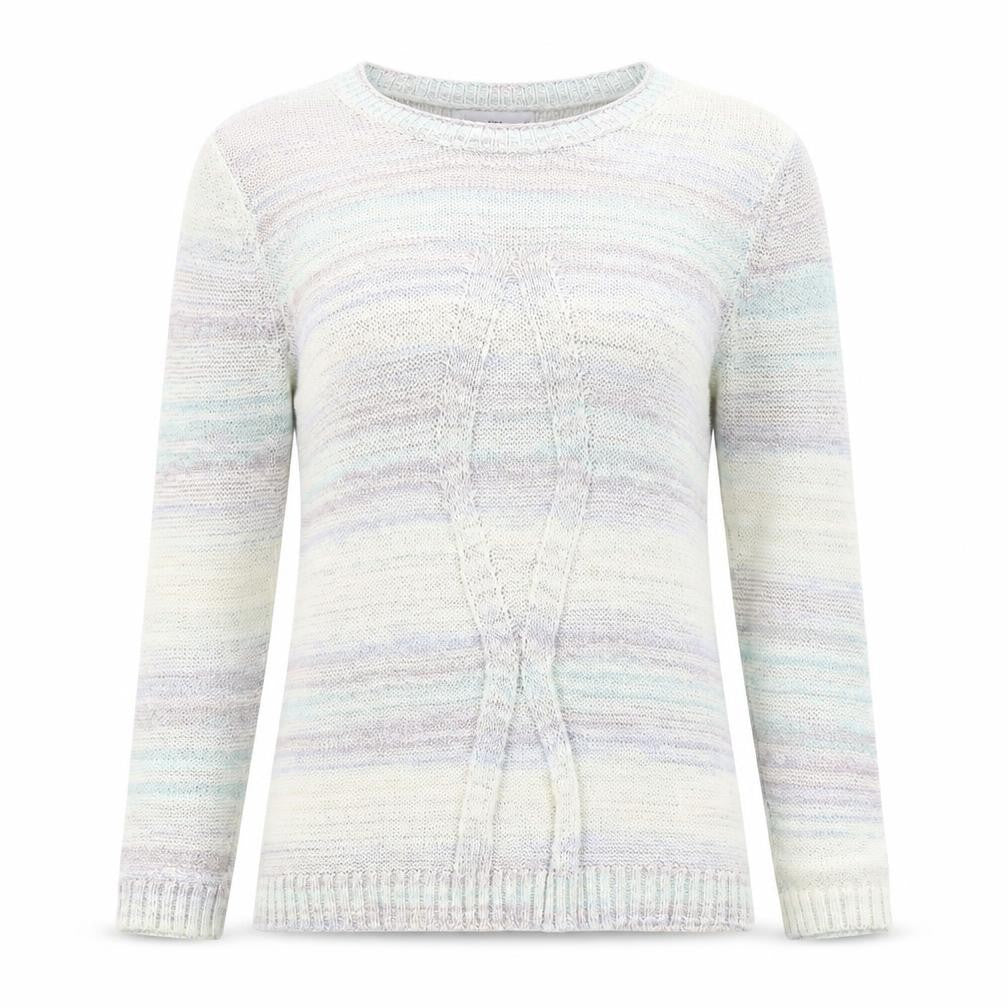 Womens UK Size S Mud Flower Multicoloured Pullover Jumper