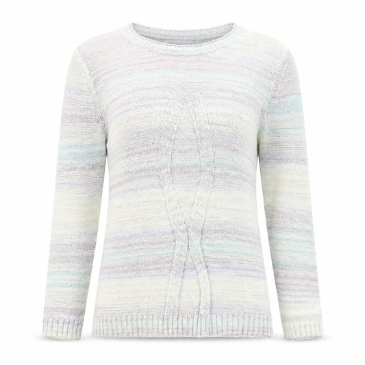 Womens UK Size S Mud Flower Multicoloured Pullover Jumper