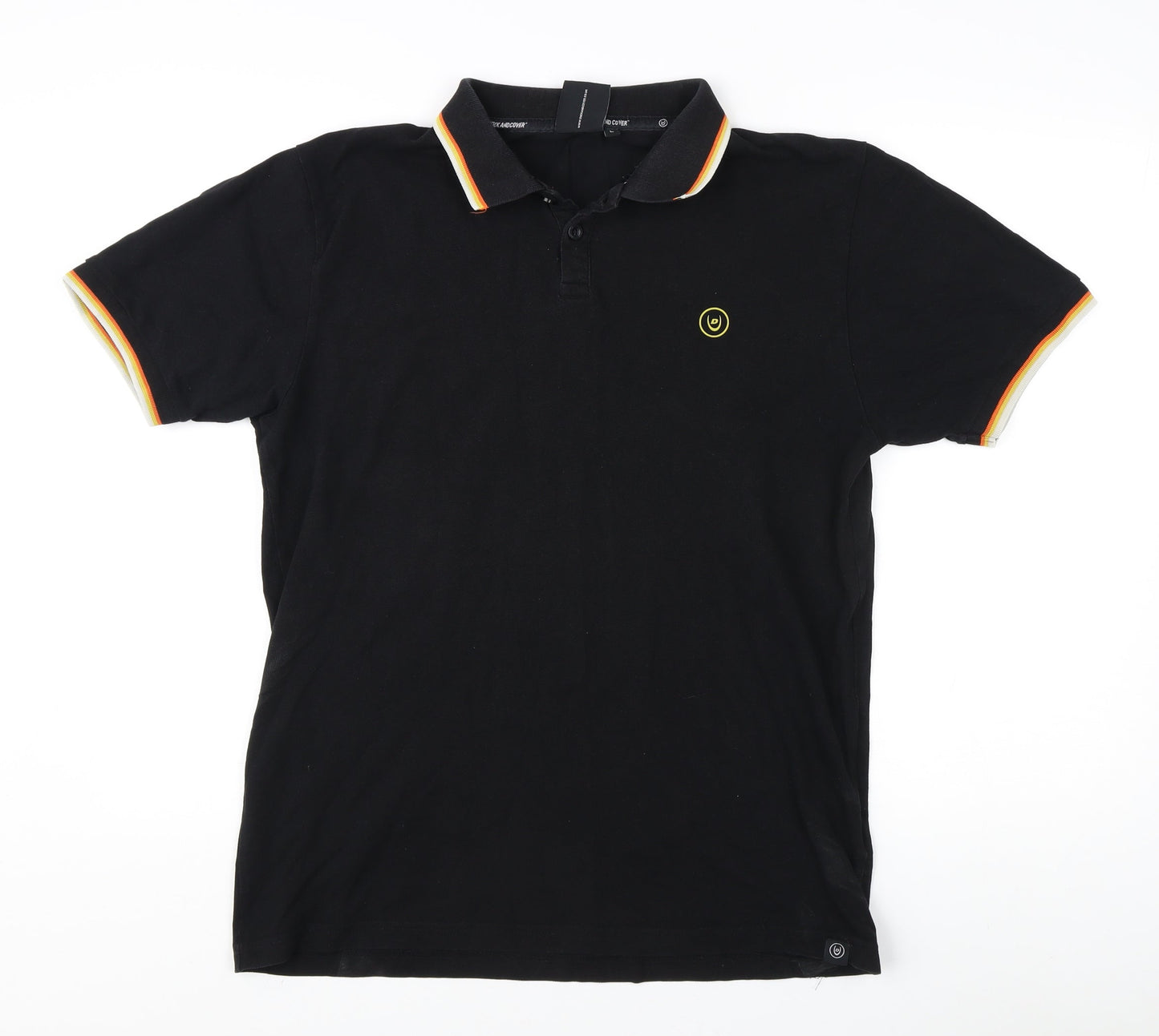 Dock and Cover Men's Black Polo Shirt - Size L