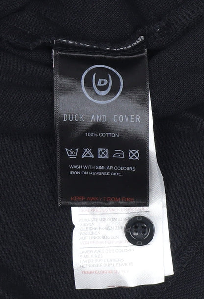 Dock and Cover Men's Black Polo Shirt - Size L