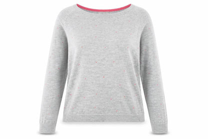 Waste Stuff Women’s Grey Pullover Size 12 Cotton Linen