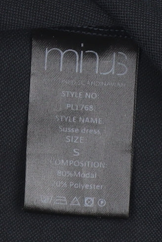 Minus Women's Black Sheath Dress, Size S, Casual