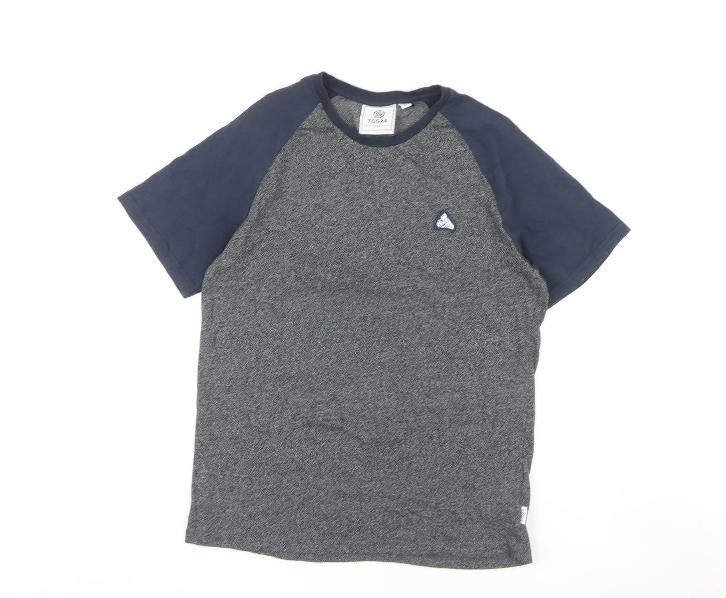 TOG24 Men's Blue Medium Colourblock T-Shirt